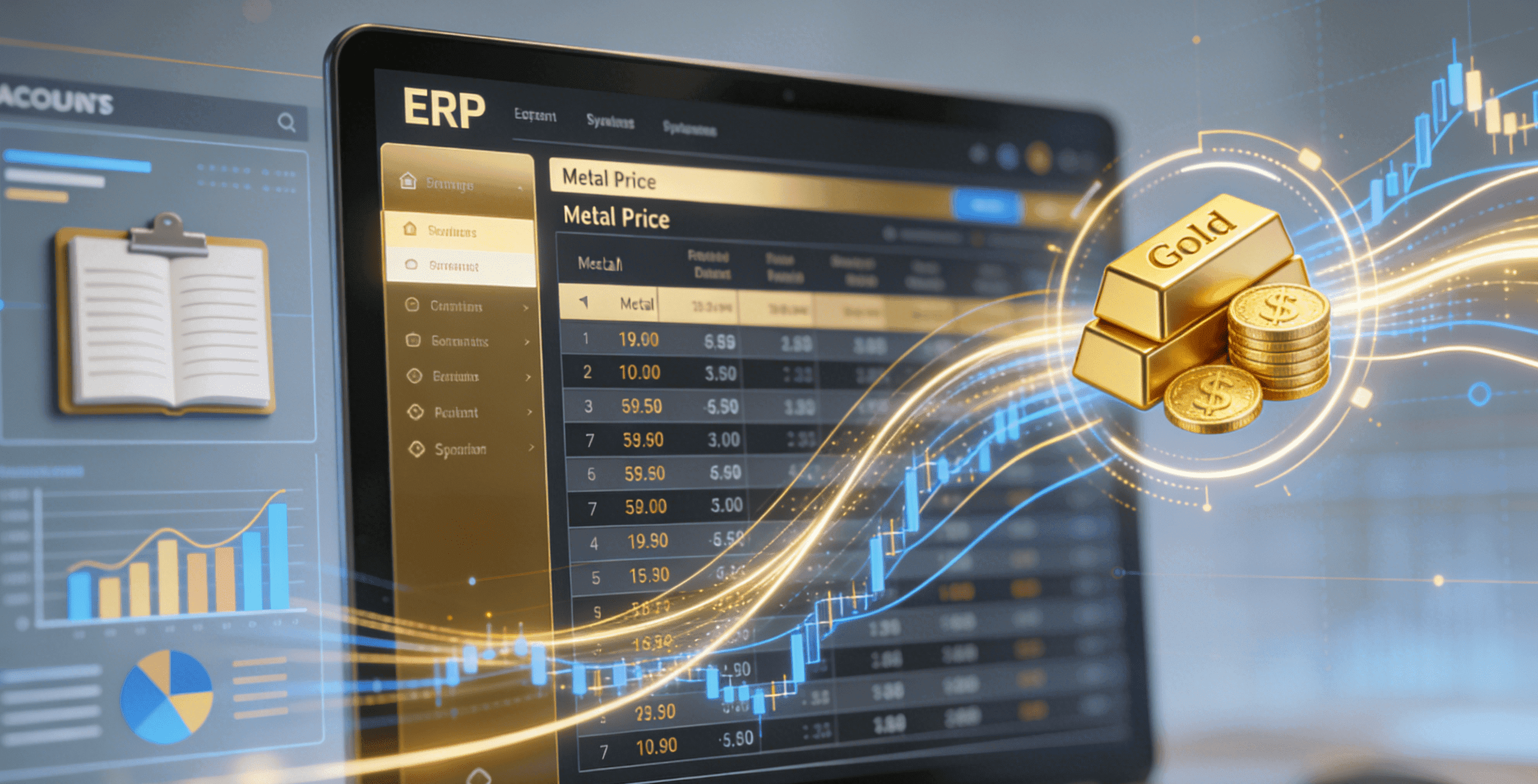 What is the most reliable gold API for integrating metal prices into an accounting or ERP system?
